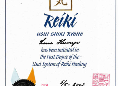 Reiki I healer